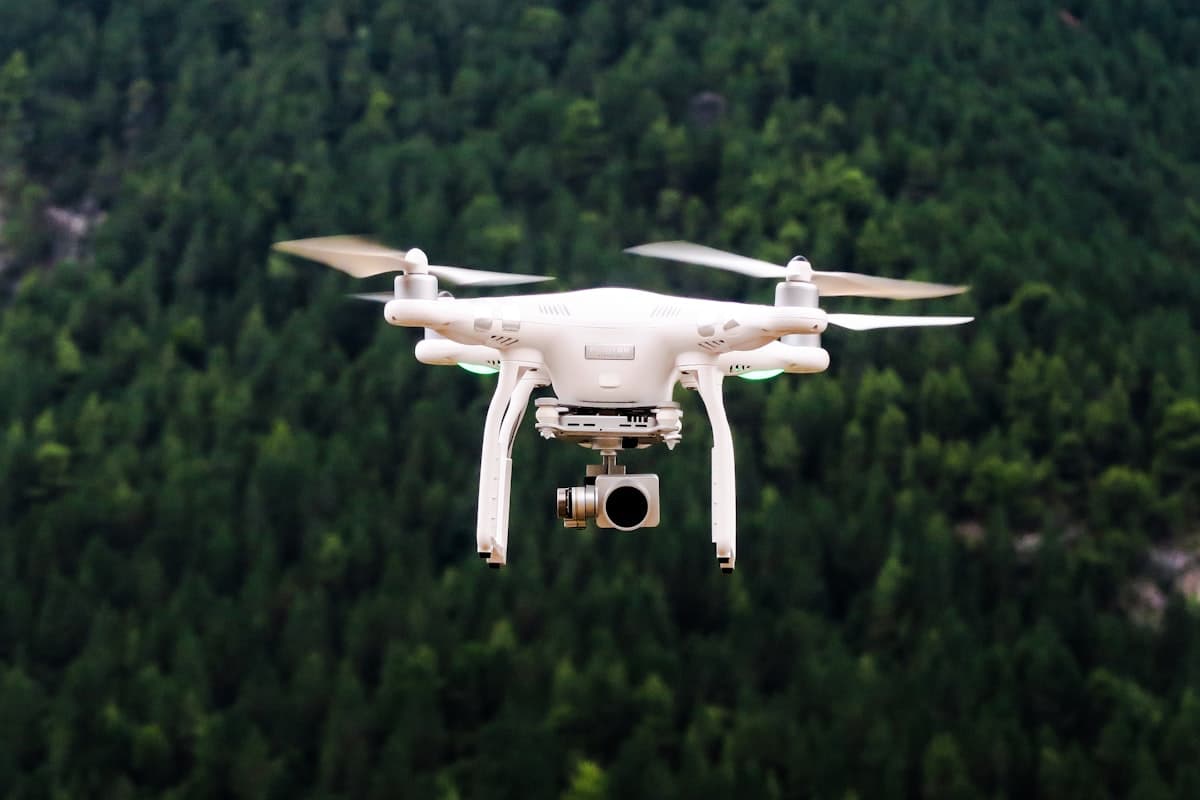 Drone in flight